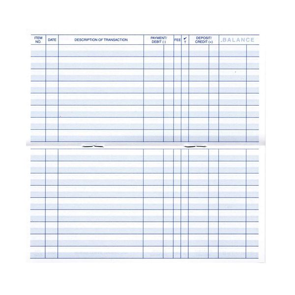 18 Pack Check Registers for Personal Checkbook, 24-25-26 Calendars, Transaction Register and Ledgers