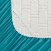 Empyrean Bedding Extra Deep Pocket Twin Fitted Sheet, Microfiber, 110 GSM, Teal Blue