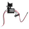Odorkle Electric Drill Switch, 7.2 V - 24 V Battery Cordless Drill Push Button Switch with Speed Control and Small Light