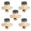 Midline Valve Male x CPVC Drop Ear Elbow Transition Pipe Fitting 1/2" (5 PacK)