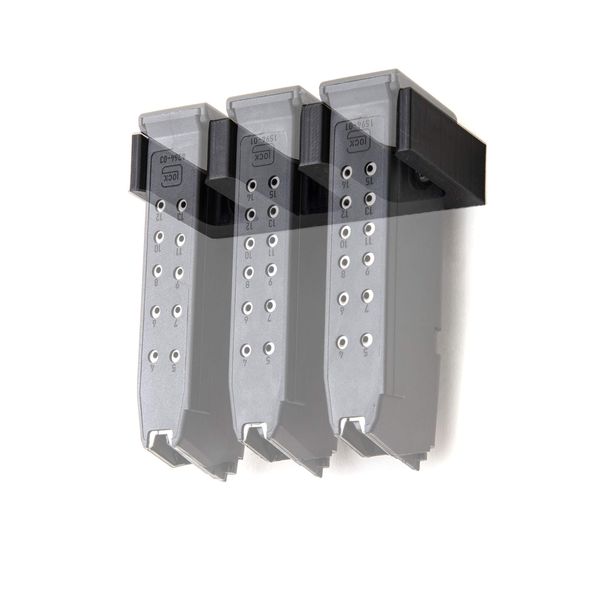 Spartan Mounts for Glock 22 23 24 27 35 37 Magazine | Pistol Mag Wall Display Storage Organization System | Unique Low Profile Design | Gun Safe Wall Garage | Gun Room Mounting Solution