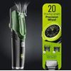 Cordless Vacuum Beard Trimmer with 20 Length Settings Digital Battery Display