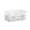 ABBAware 6 Pack Storage Boxes with Lids, Mini Storage Box, Plastic Stackable Storage Box, Clear, 16.5 x 10 x 8cm