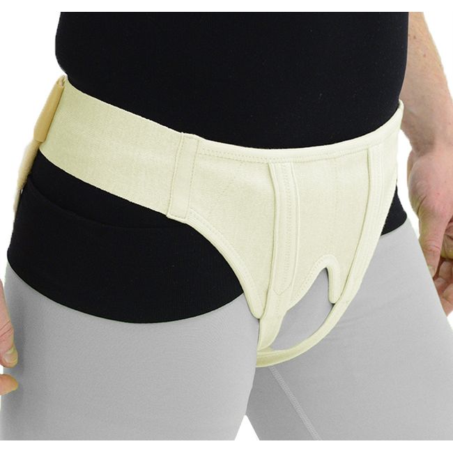 Ita-Med Hernia Support Double Sided with Removable Foam Inserts, Small