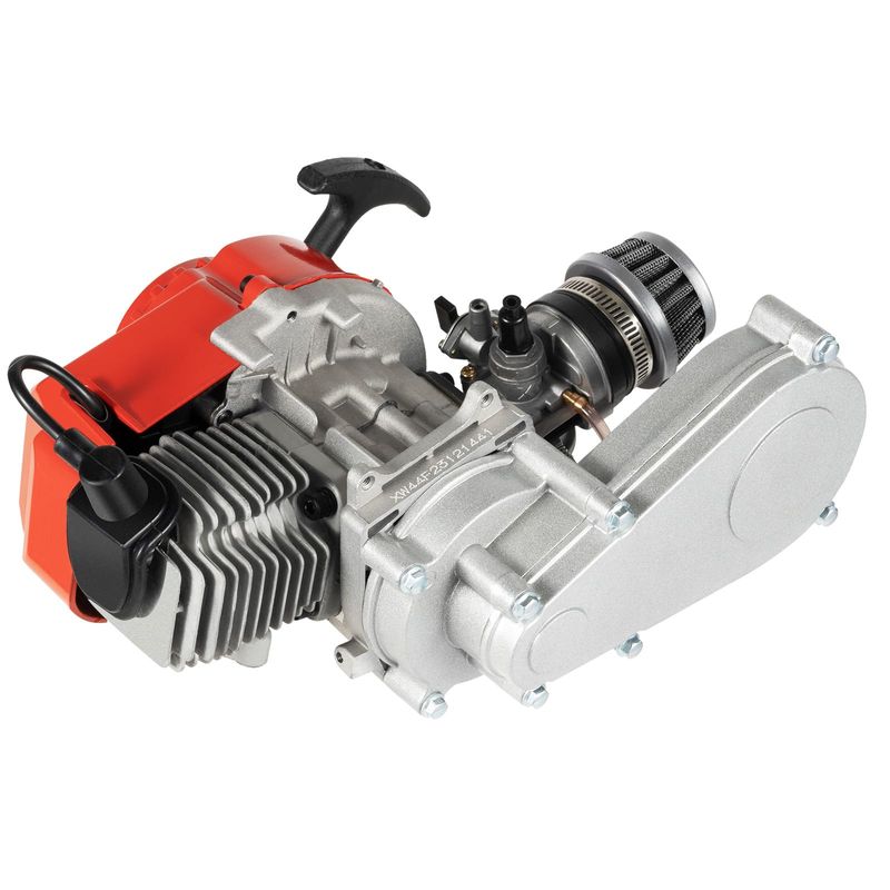 BJTDLLX 49cc 50cc Engine, 2 Stroke Mini Bike Engine Dirt Bike Engine ...