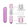 Travel Mini Perfume Atomizer Set – 5x 10ml Refillable Spray Bottles for Purse