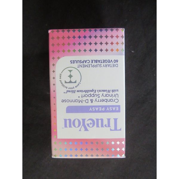 TrueYou Easy Peasy Cranberry & D-Mannose Urinary Support 60 Vegetable Capsules