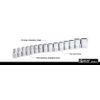 Genius Tools 15 Piece 1/2" Dr. Metric Hand Socket Set (12-Point) - TW-415M