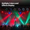 8 Pack LED Stage Lights DMX 18x3W RGB Par Can Lights with Remote Controller