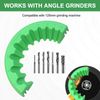 Drill Bit Sharpener for Grinder Drill Sharpener Portable Precise Sharpening for All Drill Bits Angle Grinder Multi-function Attachment with 1 Pair of Gloves
