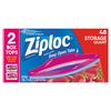 Ziploc Storage Bags with New Grip 'n Seal Technology, For Food, Sandwich, Organization and More, Smart Zipper Plus Seal, Quart, 3 pack, 150 count
