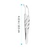 Uonlytech Meibomian Gland Expressor, Stainless Steel Eyelid Massage Tweezers Professional Face Care Forceps Craft Tweezers Tools for Dry Eyes