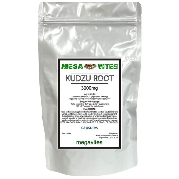 KUDZU Root Capsules 3000mg x 365 - MEGAVITES AMINOLAB