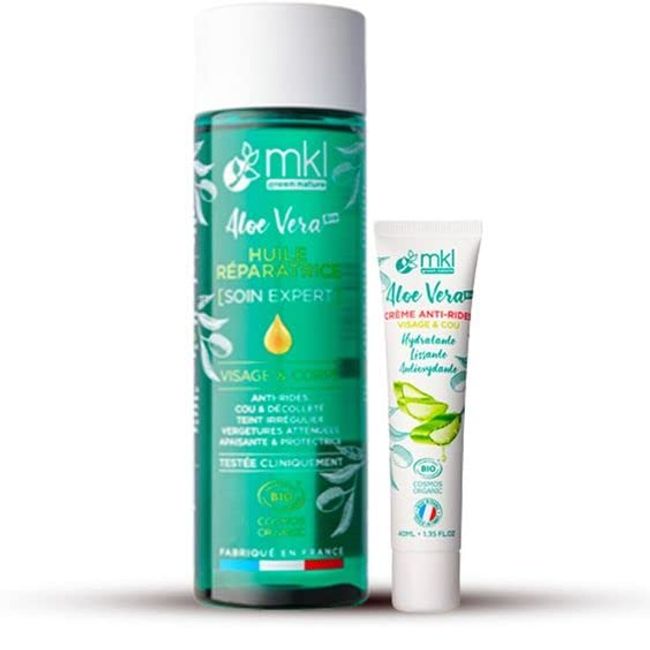 MKL Aloe Vera Reparaturöl + Anti-Faltencreme, 40 ml