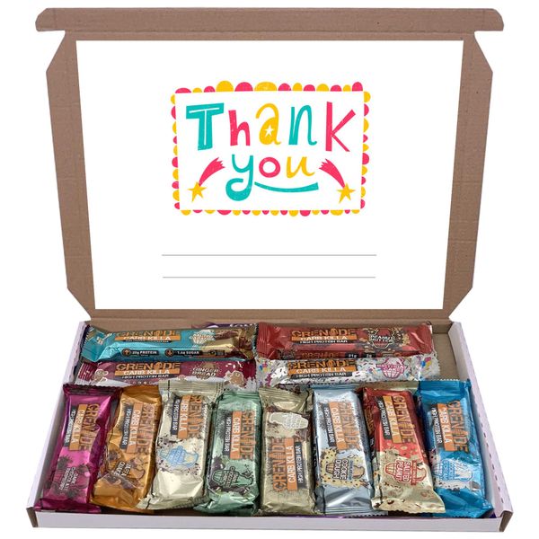 Grenade Carb Killa 12x60g High Protein Bars Bar Gift Hamper Box Mixed 12 Flavours (Thank You)