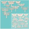Polkadoodles Dragonfly Layers x 18pcs Chipboard Embellishment Pack