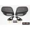 Motorcycle Knuckle Guard Black Knuckle Visor Left & Right Set