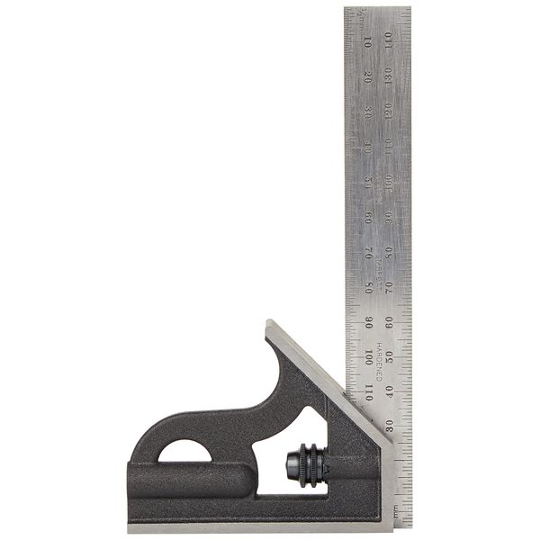 Starrett 10MH-150 Cast Iron Square Head Student Combination Square, 150 mm Size