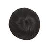 Bun and Wig Ponytail Bun with Adjustable Inside Hair Net for Weddings, Coming-of-Age Ceremonies, Graduations, Shichi-Go-San Festivals (1 pc, Brown Black)