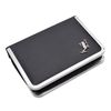 English Pewter Tree Frog Design Black Leatherette Manicure Set