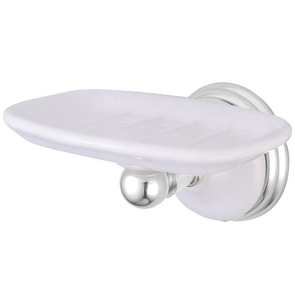 Kingston Brass BA1115C Victorian Soap Dish, Polished Chrome,5-1/4"