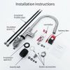 OWOFAN Touch Kitchen Faucets with Pull Down Sprayer Single Hole Deck Mount Tap
