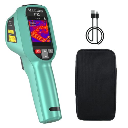 Mastfuyi Thermal Imager, -4℉~1022℉ Thermal Camera, Infrared Thermal Imager 96 x 96 IR Resolution, 25 Hz, 2.4-inch TFT LCD, 50°FOV Thermal Imaging, 8h Battery Life