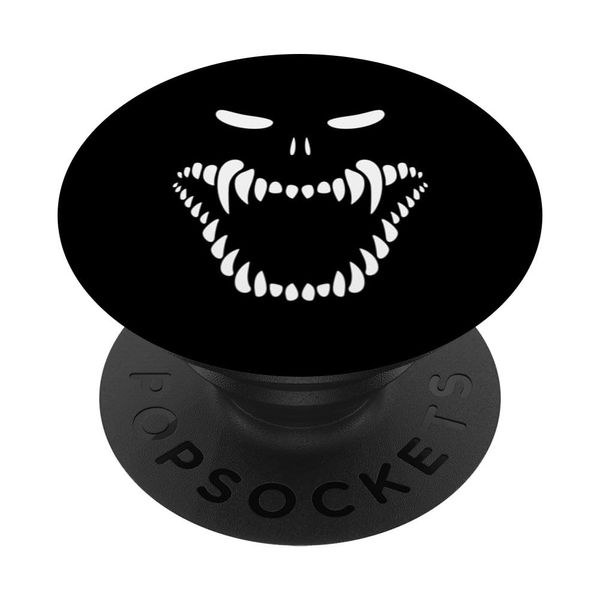 Vampire - Vampire Teeth - Cute Reaper - Happy Halloween PopSockets Swappable PopGrip