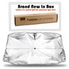 55"x 31" Windshield Sun Shade,Car Windshield Sun Shade Umbrella,UV Reflecting