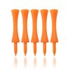 ECADDIE Orange 70mm Plastic Castle Graduated Golf Tees (25 Pack)