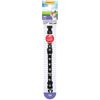 Paw Print Adjustable Reflective Collar 3/8" X 8-12"
