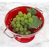 Calypso Basics by Reston Lloyd Powder Coated Enameled Colander, 1 Quart, Red