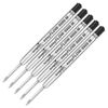 Imprinted Schmidt easyFLOW9000 Ballpoint Refill- Medium Tip 1.0mm, Black Ink - Pack of 5