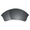 Revant Replacement Lenses Compatible With Oakley Half Jacket 2.0 XL, Polarized, Black Chrome MirrorShield