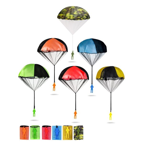 Parachute Toys for Kids, 6 Pack Top Outdoor Toys, Parachute Men for Kids, Sma...