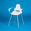 Prima Aluminium Shower Stool - With Back & Arms