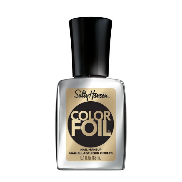 Sally Hansen Color Foil Nail Polish Gold Standard, 0.33 Fl Oz (Pack of 1)