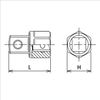 Koken RS2346/6-KH Drive Hex Adapter, 6-Pack Rail Set