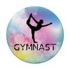 Gymnast Gymnastics Bokeh Blurry PopSockets Standard PopGrip