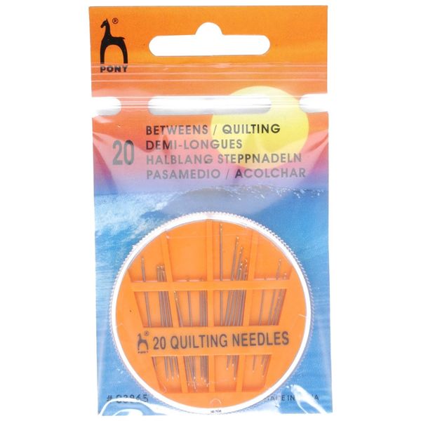 Pony Gold Eye Sewing Needles: Betweens Compact, Multi-Colour