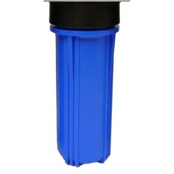 1 pc 10" Blue 3/8" port RO House Filter Container