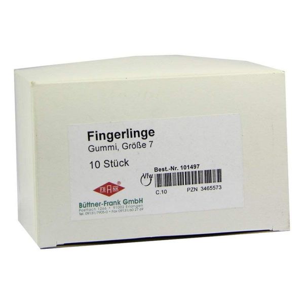 FINGERLING Gummi Gr.7 transparent 10 St