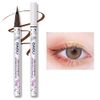 SNS Makeup Maintenance NOVO 8 Colors Optional Color Eyeliner, Eyeliner for Eyelashes, Waterproof, Quick Drying, Smear Resistant, Easy to Remove Makeup and Long Lasting 2# Brown