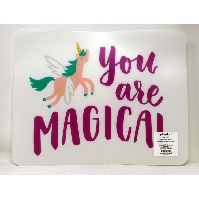 Pillowfort Your Are Magical Unicorn Placemat 1 Count