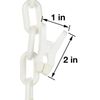 Toy Storage 6ft Chain Multipurpose - White Organizer, Plushies Holder