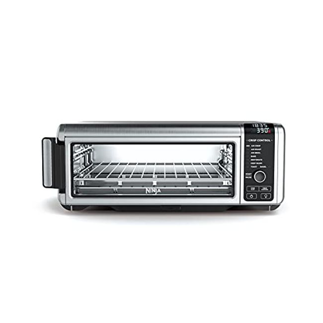  Ninja SP101 Digital Air Fry Countertop Oven with 8-in-1  Functionality, Flip Up & Away Capability for Storage Space, with Air Fry  Basket, Wire Rack & Crumb Tray, Silver: Home & Kitchen