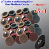 MTP 45+1 2" Roll Lock Flap Disc Surface Conditioning Sanding Disc Mixed Free Mandrel Fine Medium Coarse