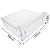 Spares2go Top Middle Drawer Basket compatible with Smeg Fridge Freezer