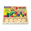 Melissa & Doug Wooden Construction Building Set in a Box (48 pcs)