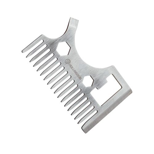 ROLLINGDOG 8 in 1 Paint Roller Cleaner Tool Paint Brush Comb - Flat Head Screwdriver,Chiseled Edge Scraper,Bottle Opener,8mm 10mm Wrench